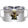 10 oz. White Stainless Steel Coffee Mug Thumbnail