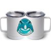 10 oz. White Stainless Steel Coffee Mug Thumbnail