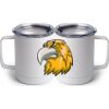 10 oz. White Stainless Steel Coffee Mug Thumbnail