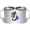 10 oz. White Stainless Steel Coffee Mug Thumbnail