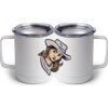 10 oz. White Stainless Steel Coffee Mug Thumbnail