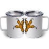 10 oz. White Stainless Steel Coffee Mug Thumbnail