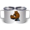 10 oz. White Stainless Steel Coffee Mug Thumbnail