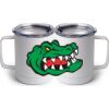 10 oz. White Stainless Steel Coffee Mug Thumbnail