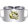 10 oz. White Stainless Steel Coffee Mug Thumbnail