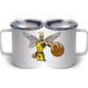 10 oz. White Stainless Steel Coffee Mug Thumbnail