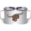 10 oz. White Stainless Steel Coffee Mug Thumbnail