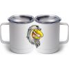 10 oz. White Stainless Steel Coffee Mug Thumbnail