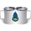 10 oz. White Stainless Steel Coffee Mug Thumbnail