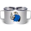 10 oz. White Stainless Steel Coffee Mug Thumbnail