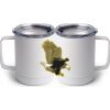 10 oz. White Stainless Steel Coffee Mug Thumbnail
