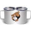 10 oz. White Stainless Steel Coffee Mug Thumbnail