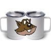10 oz. White Stainless Steel Coffee Mug Thumbnail