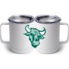 10 oz. White Stainless Steel Coffee Mug Thumbnail
