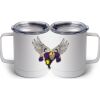 10 oz. White Stainless Steel Coffee Mug Thumbnail