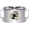10 oz. White Stainless Steel Coffee Mug Thumbnail