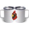 10 oz. White Stainless Steel Coffee Mug Thumbnail