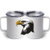 10 oz. White Stainless Steel Coffee Mug Thumbnail