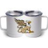 10 oz. White Stainless Steel Coffee Mug Thumbnail
