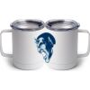 10 oz. White Stainless Steel Coffee Mug Thumbnail