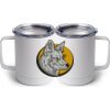 10 oz. White Stainless Steel Coffee Mug Thumbnail