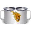 10 oz. White Stainless Steel Coffee Mug Thumbnail