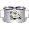10 oz. White Stainless Steel Coffee Mug Thumbnail