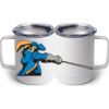 10 oz. White Stainless Steel Coffee Mug Thumbnail