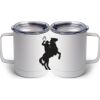 10 oz. White Stainless Steel Coffee Mug Thumbnail
