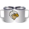 10 oz. White Stainless Steel Coffee Mug Thumbnail