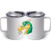 10 oz. White Stainless Steel Coffee Mug Thumbnail