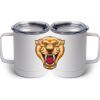 10 oz. White Stainless Steel Coffee Mug Thumbnail