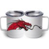 10 oz. White Stainless Steel Coffee Mug Thumbnail