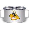 10 oz. White Stainless Steel Coffee Mug Thumbnail