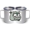 10 oz. White Stainless Steel Coffee Mug Thumbnail
