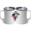 10 oz. White Stainless Steel Coffee Mug Thumbnail