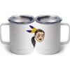10 oz. White Stainless Steel Coffee Mug Thumbnail