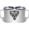 10 oz. White Stainless Steel Coffee Mug Thumbnail