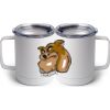 10 oz. White Stainless Steel Coffee Mug Thumbnail
