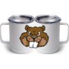 10 oz. White Stainless Steel Coffee Mug Thumbnail