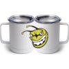 10 oz. White Stainless Steel Coffee Mug Thumbnail