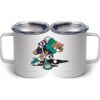 10 oz. White Stainless Steel Coffee Mug Thumbnail