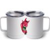 10 oz. White Stainless Steel Coffee Mug Thumbnail