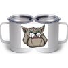 10 oz. White Stainless Steel Coffee Mug Thumbnail