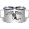 10 oz. White Stainless Steel Coffee Mug Thumbnail