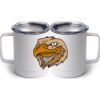 10 oz. White Stainless Steel Coffee Mug Thumbnail