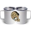 10 oz. White Stainless Steel Coffee Mug Thumbnail