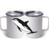 10 oz. White Stainless Steel Coffee Mug Thumbnail