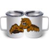 10 oz. White Stainless Steel Coffee Mug Thumbnail