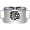10 oz. White Stainless Steel Coffee Mug Thumbnail